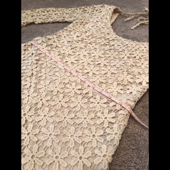 ••Donated••ark & co • Ivory Lace Romper - Picture 5 of 8